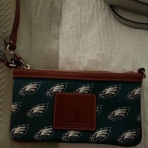 Dooney and Bourke Philadelphia eagles wristlet